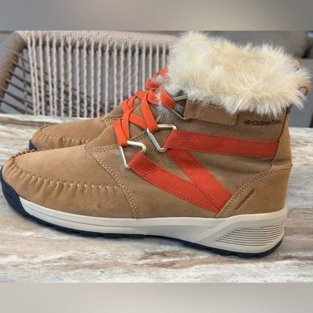 Women’s COLUMBIA Maragal Mid waterproof lace up boots- Size 8.5 - Picture 4 of 10